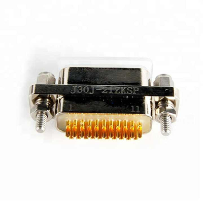 J30J-31TJ 31 Pin J30J Serisi Mikro-D Bağlantıları MIL-DTL-83513 Minyatür Bağlantısı