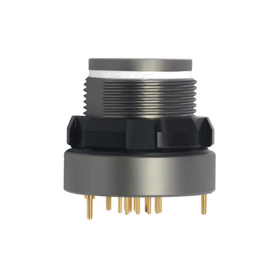 Raymo A1CW*M-P04XBCO-OOOO AMC Yüksek yoğunluklu itme çekme bağlantısı 4 Pin Gümüş 5000 döngü